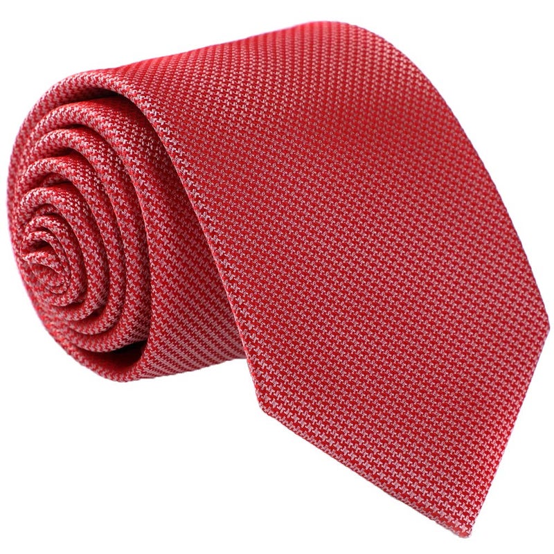 fortunatever Christmas Mens Handmade Neckties,Red Solid Ties For Men+Gift Box,58â€*3.35â€ - Image 1